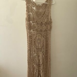 Great almost new crochet dress - Sz S - Forever 21 Boutique